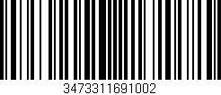 Código de barras (EAN, GTIN, SKU, ISBN): '3473311691002'