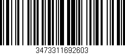 Código de barras (EAN, GTIN, SKU, ISBN): '3473311692603'