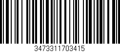 Código de barras (EAN, GTIN, SKU, ISBN): '3473311703415'