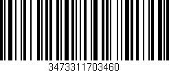 Código de barras (EAN, GTIN, SKU, ISBN): '3473311703460'