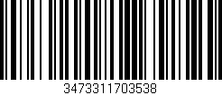 Código de barras (EAN, GTIN, SKU, ISBN): '3473311703538'