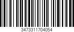 Código de barras (EAN, GTIN, SKU, ISBN): '3473311704054'