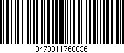 Código de barras (EAN, GTIN, SKU, ISBN): '3473311760036'
