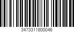 Código de barras (EAN, GTIN, SKU, ISBN): '3473311800046'