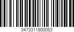 Código de barras (EAN, GTIN, SKU, ISBN): '3473311800053'