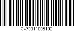 Código de barras (EAN, GTIN, SKU, ISBN): '3473311805102'