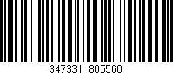 Código de barras (EAN, GTIN, SKU, ISBN): '3473311805560'