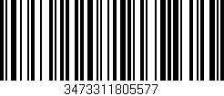 Código de barras (EAN, GTIN, SKU, ISBN): '3473311805577'