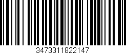 Código de barras (EAN, GTIN, SKU, ISBN): '3473311822147'