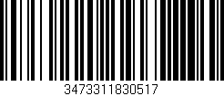Código de barras (EAN, GTIN, SKU, ISBN): '3473311830517'
