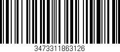 Código de barras (EAN, GTIN, SKU, ISBN): '3473311863126'