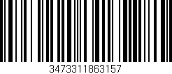 Código de barras (EAN, GTIN, SKU, ISBN): '3473311863157'