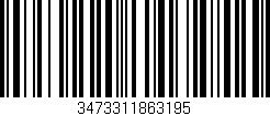 Código de barras (EAN, GTIN, SKU, ISBN): '3473311863195'