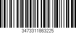 Código de barras (EAN, GTIN, SKU, ISBN): '3473311863225'