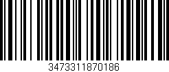 Código de barras (EAN, GTIN, SKU, ISBN): '3473311870186'