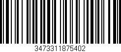 Código de barras (EAN, GTIN, SKU, ISBN): '3473311875402'