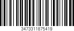 Código de barras (EAN, GTIN, SKU, ISBN): '3473311875419'