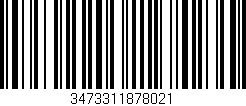 Código de barras (EAN, GTIN, SKU, ISBN): '3473311878021'