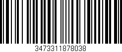 Código de barras (EAN, GTIN, SKU, ISBN): '3473311878038'