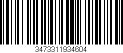 Código de barras (EAN, GTIN, SKU, ISBN): '3473311934604'