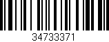 Código de barras (EAN, GTIN, SKU, ISBN): '34733371'