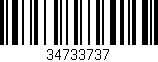 Código de barras (EAN, GTIN, SKU, ISBN): '34733737'