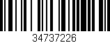 Código de barras (EAN, GTIN, SKU, ISBN): '34737226'