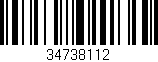 Código de barras (EAN, GTIN, SKU, ISBN): '34738112'