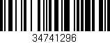 Código de barras (EAN, GTIN, SKU, ISBN): '34741296'