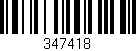 Código de barras (EAN, GTIN, SKU, ISBN): '347418'
