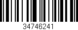 Código de barras (EAN, GTIN, SKU, ISBN): '34746241'