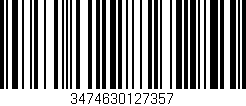 Código de barras (EAN, GTIN, SKU, ISBN): '3474630127357'