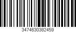 Código de barras (EAN, GTIN, SKU, ISBN): '3474630382459'