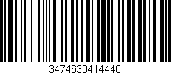 Código de barras (EAN, GTIN, SKU, ISBN): '3474630414440'