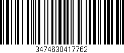 Código de barras (EAN, GTIN, SKU, ISBN): '3474630417762'