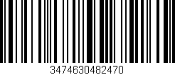 Código de barras (EAN, GTIN, SKU, ISBN): '3474630482470'