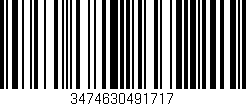 Código de barras (EAN, GTIN, SKU, ISBN): '3474630491717'