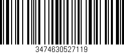 Código de barras (EAN, GTIN, SKU, ISBN): '3474630527119'