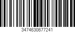 Código de barras (EAN, GTIN, SKU, ISBN): '3474630677241'