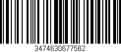 Código de barras (EAN, GTIN, SKU, ISBN): '3474630677562'