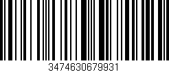 Código de barras (EAN, GTIN, SKU, ISBN): '3474630679931'