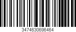 Código de barras (EAN, GTIN, SKU, ISBN): '3474630696464'
