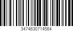 Código de barras (EAN, GTIN, SKU, ISBN): '3474630714564'