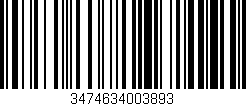 Código de barras (EAN, GTIN, SKU, ISBN): '3474634003893'