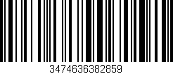 Código de barras (EAN, GTIN, SKU, ISBN): '3474636382859'