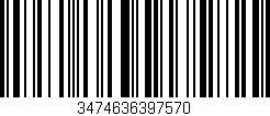 Código de barras (EAN, GTIN, SKU, ISBN): '3474636397570'