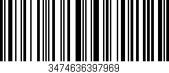 Código de barras (EAN, GTIN, SKU, ISBN): '3474636397969'