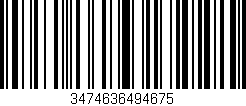 Código de barras (EAN, GTIN, SKU, ISBN): '3474636494675'
