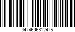 Código de barras (EAN, GTIN, SKU, ISBN): '3474636612475'