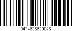 Código de barras (EAN, GTIN, SKU, ISBN): '3474636629046'